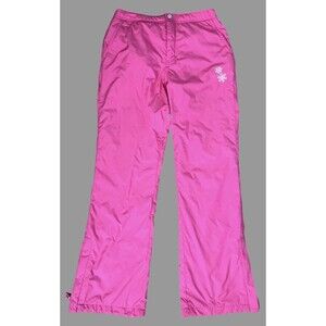 Gap Kids Girls Snow Pants Size 16 Pink Fleece Lined Insulated Ski Snowboard